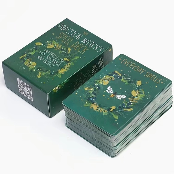 Practical Witch's Spell Deck charming collection spells love prosperity healing - Picture 5 of 9